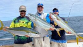 Zarpamos desde Mar del Plata en busca del codiciado pez limón.