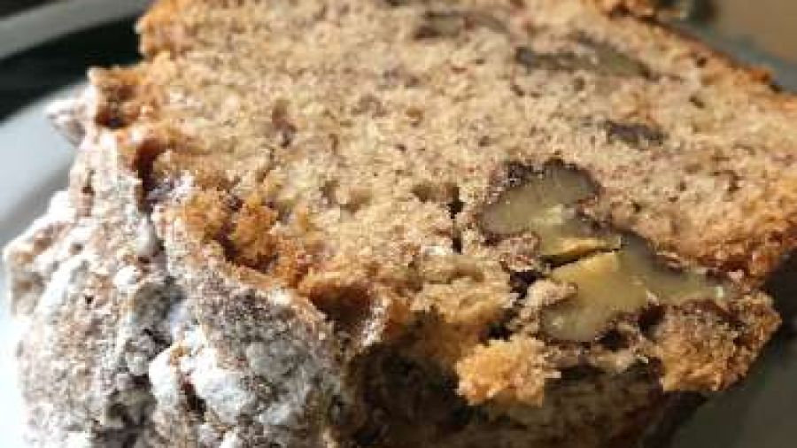 Budín de banana express, saludable y facilísimo 