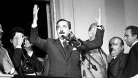 Presidente Raúl Alfonsín.