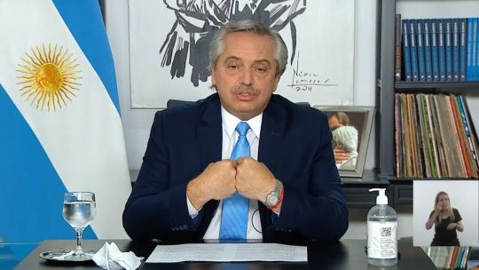 El presidente Alberto Fernández anunció nuevas restricciones.