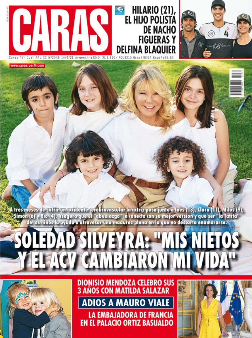 Soledad Silveyra: "Mis nietos y el ACV cambiaron mi vida"