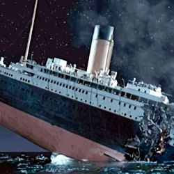 A las .2:20 de la madrugada del 15 de abril de 1912 el Titanic se hundía por completo.