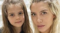 Wanda Nara mostró el impactante cambio de look de su hija Francesca Icardi
