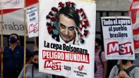 anti bolsonaro protest covid lefties buenos aires
