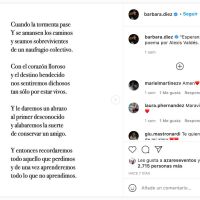 En medio de las nuevas restricciones por COVID, el posteo de Bárbara Diez que cobra especial significado