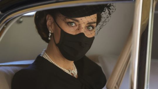 Kate Middleton: ejemplo de sobriedad y elegancia en el funeral de Felipe de Edimburgo