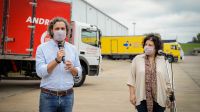 Cafiero y Vizzotti, supervisando el operativo de logística para la distribución de las vacunas del programa COVAX llegadas al país.