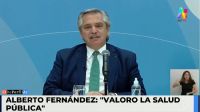 Alberto Fernández anunció un bono de 6500 pesos a trabajadores de la salud