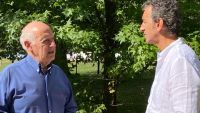Roberto Lavagna junto a Florencio Randazzo.