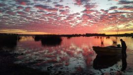 A diferencia de 2020, este año tienen la suerte de poder seguir disfrutando la pesca deportiva, tanto locales como pescadores de otras localidades.