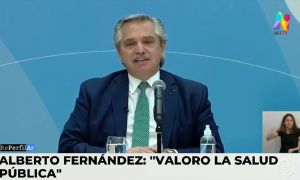 Alberto Fernández anunció un bono de 6500 pesos a trabajadores de la salud