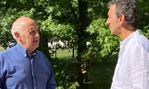 Roberto Lavagna junto a Florencio Randazzo.