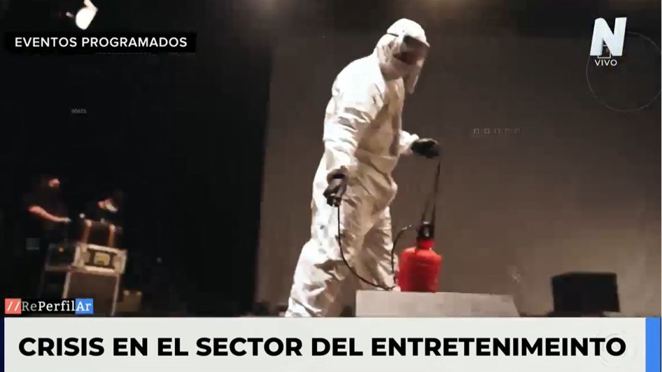 Crisis en el sector del entretenimiento