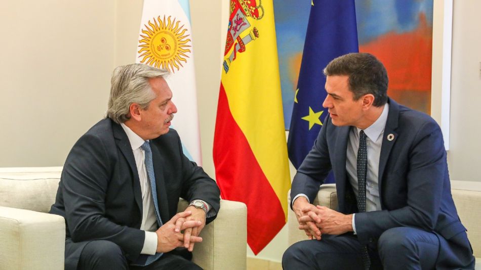 alberto fernandez pedro sanchez 20210421