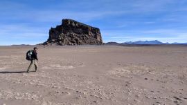 La idea es incorporar al uso público un sendero de largo recorrido que cruce la meseta del lago Buenos Aires.