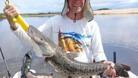 Pesca soñada en la desembocadura del Rio Corriente. Las estrellas de la temporada.