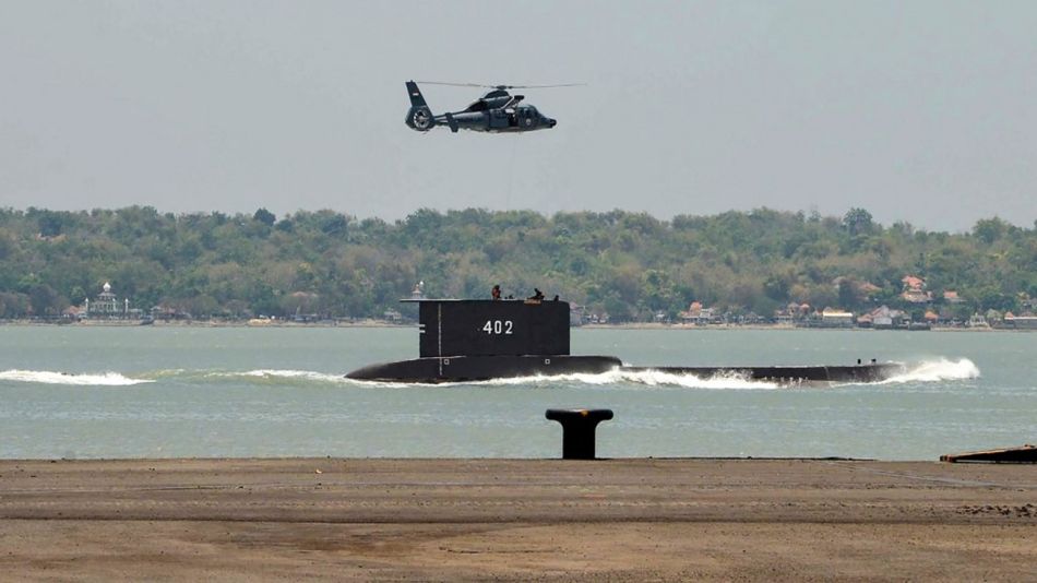 Indonesia Búsqueda Submarino