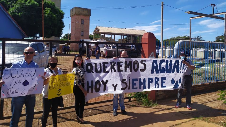 Reclamos por agua en Misiones.