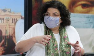 La ministra Carla Vizzotti, en la entrevista con Jorge Fontevecchia.