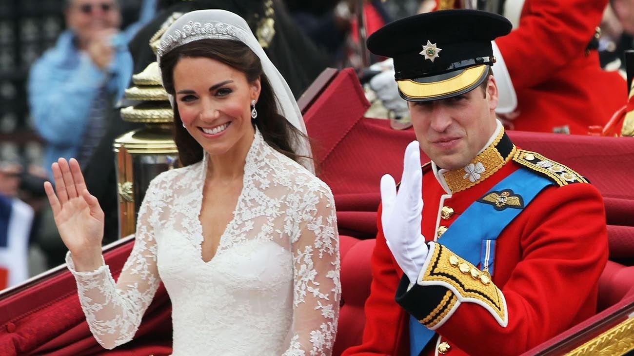  El príncipe Guillermo y Kate Middleton, futuros reyes de Inglaterra, se casaron el 29 de abril de 2011 en Londres