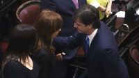 Cristina Kirchner y Esteban Bullrich