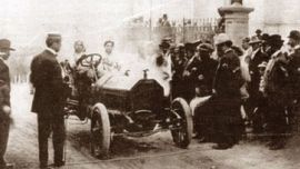 La histórica carrera contó con un solo participante.