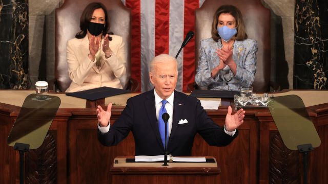 President Biden Delivers First Address To Joint Session Of Congress