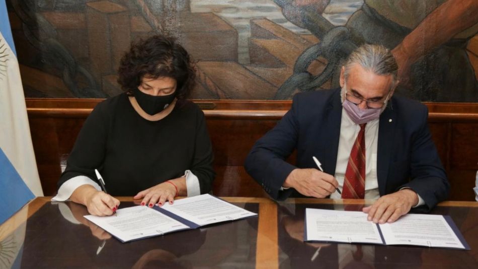 Carla Vizzotti y Luis Basterra