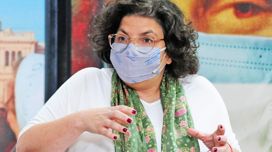 Health Minister Carla Vizzotti.