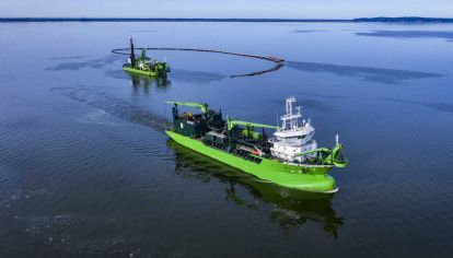 La compañía belga DEME Group participará de la licitación de la Hidrovía del Paraná-Paraguay