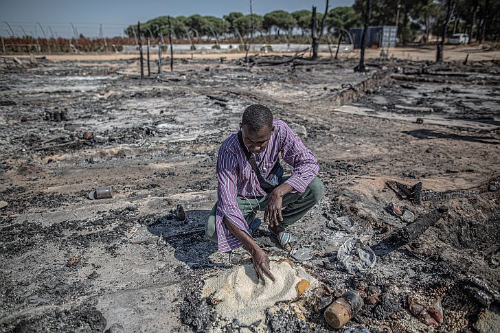 Parte del trabajo del cordobés premiado por World Press Photo. 