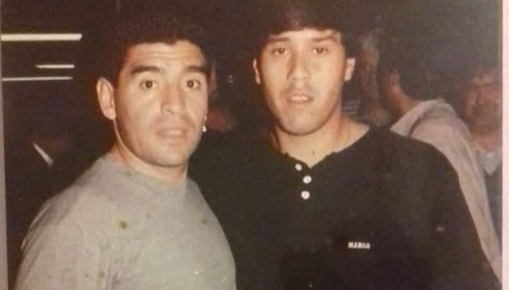 Bocha Ramírez y Diego Maradona