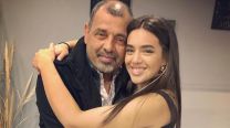 Angela Leiva y su padre Eduardo