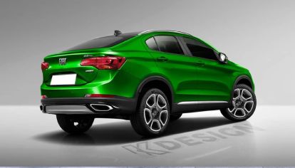 El SUV coupé de Fiat llegaría en febrero de 2022 (basado en Cronos)