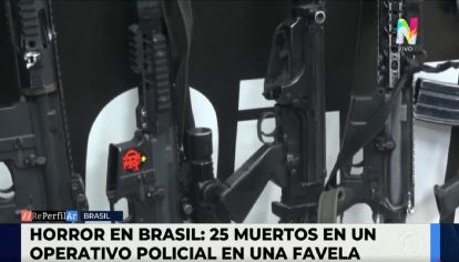Operativo policial en Brasil