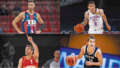 For export. Deck, Campazzo, Vildoza y Florencia Chagas, las nuevas caras de la NBA. Y podría haber más.