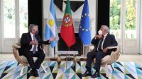 Alberto Fernández con Marcelo Rebelo de Sousa