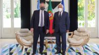 Alberto Fernández con Marcelo Rebelo de Sousa presidente de Portugal 20210510