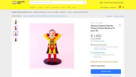 Publicación de Alberto Fernández como "Capitan Polenta"