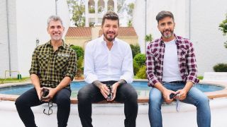 Chato Prada, Marcelo Tinelli y Federico Hoppe