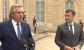 Alberto Fernández junto a Emmanuel Macron.