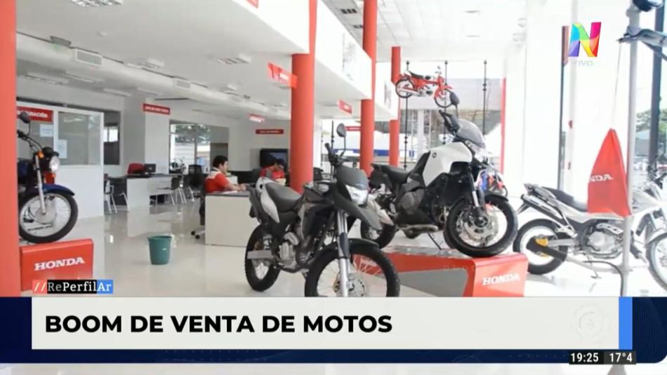 Boom de venta de motos