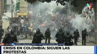Continúan las manifestaciones en Colombia 