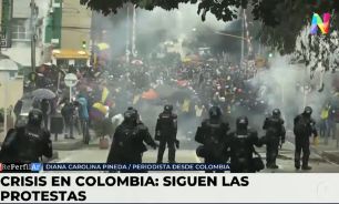 Continúan las manifestaciones en Colombia