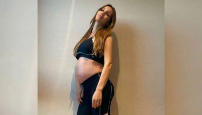 Pampita explicó por qué "no tiene panza" en su séptimo mes de embarazo
