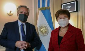 Alberto Fernández Kristalina Georgieva IMF