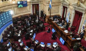 Sesión en el Senado