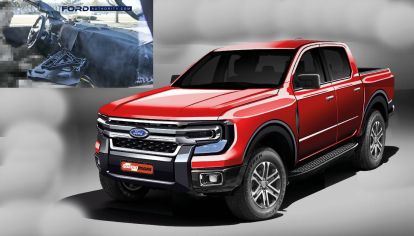 Primera imagen del interior de la nueva generación de Ford Ranger