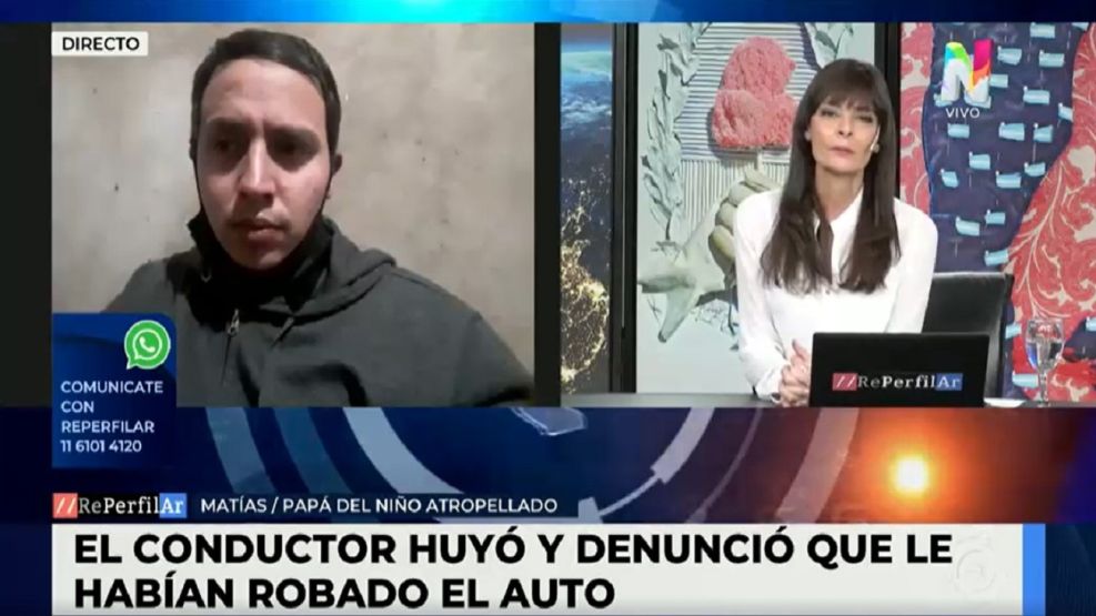 Entrevista a Matías, papá del niño atropellado en Dock Sud