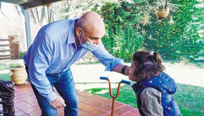 Liberal. Ayer estuvo en San Antonio de Areco y San Andrés de Giles.